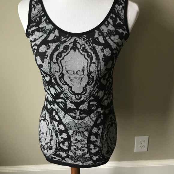 Rock & Republic Tops - Rock & Republic edgy black tank